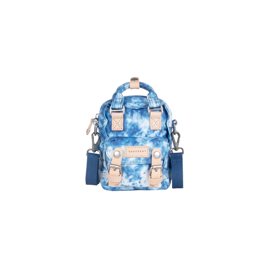 Macaroon Tiny Tie-dye Series Steel Blue Crossbody Bag