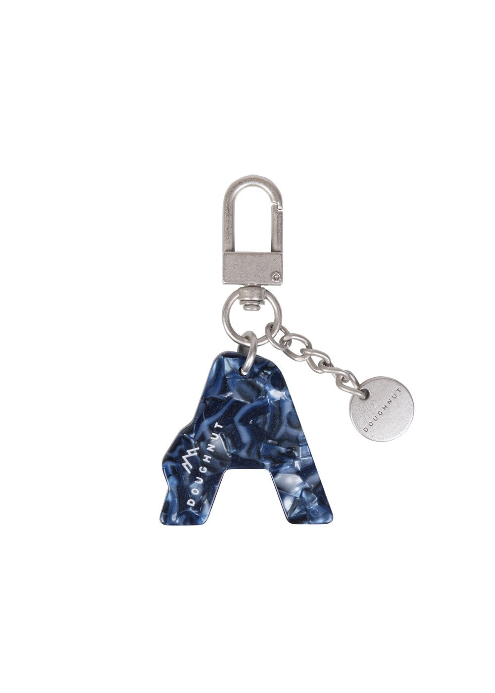 Initial Charm Keychain Letter
