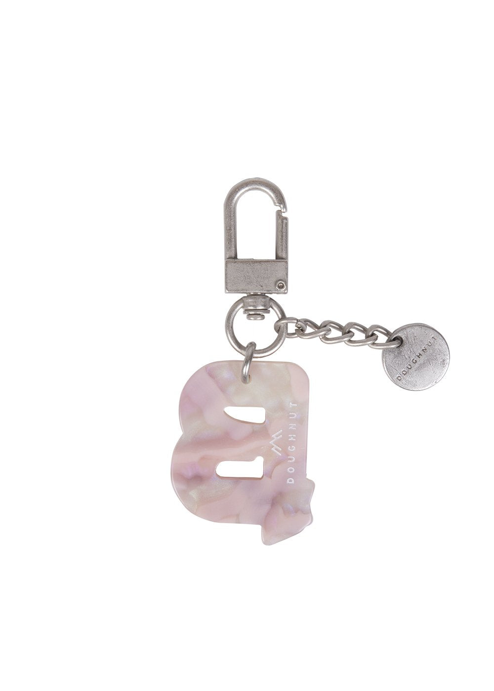 Initial Charm Keychain Letter