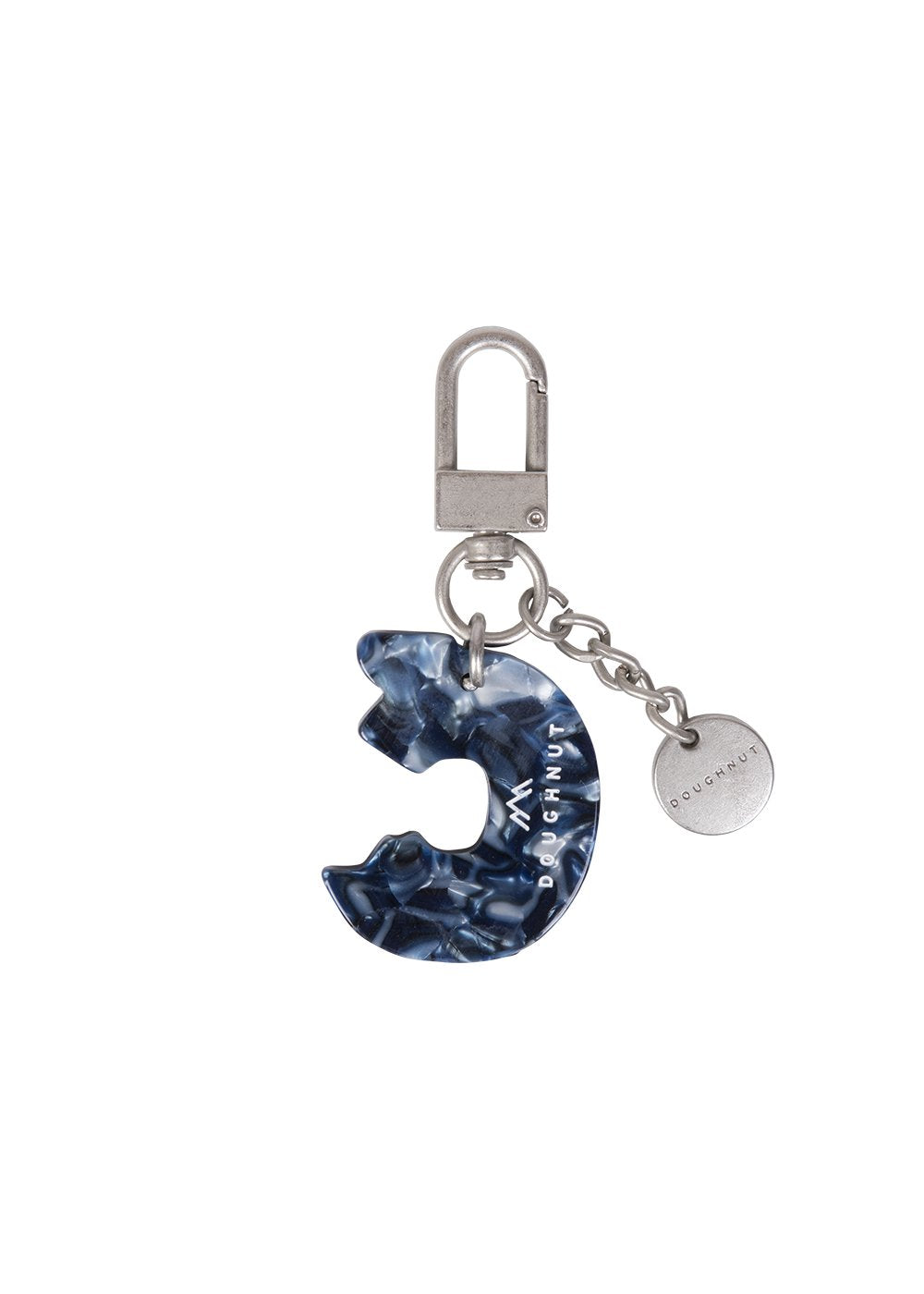 Initial Charm Keychain Letter