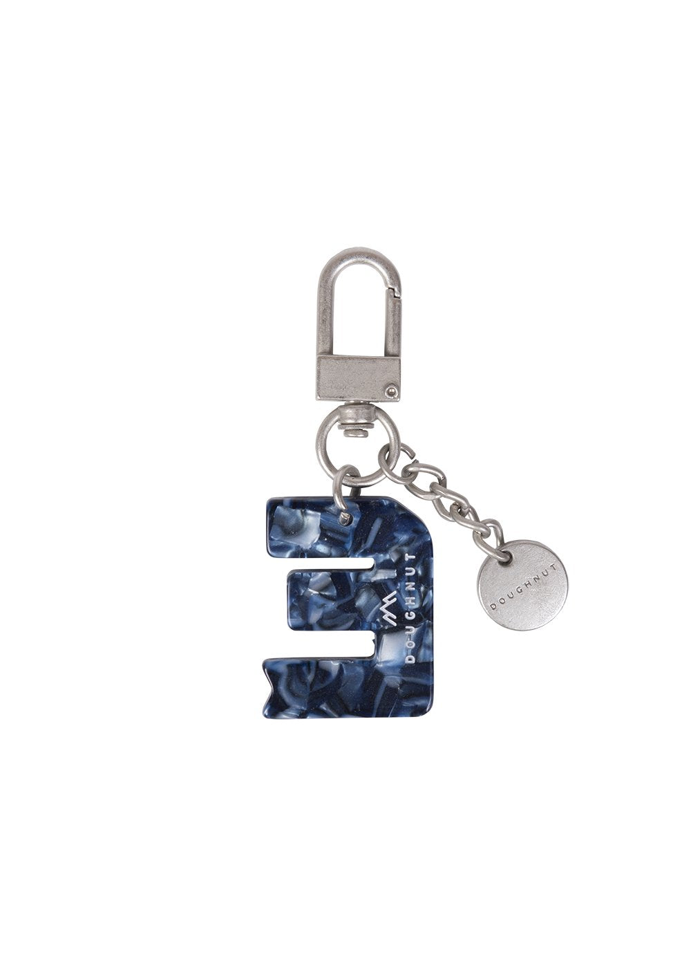 Initial Charm Keychain Letter