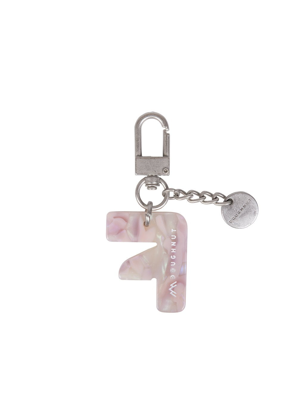 Initial Charm Keychain Letter