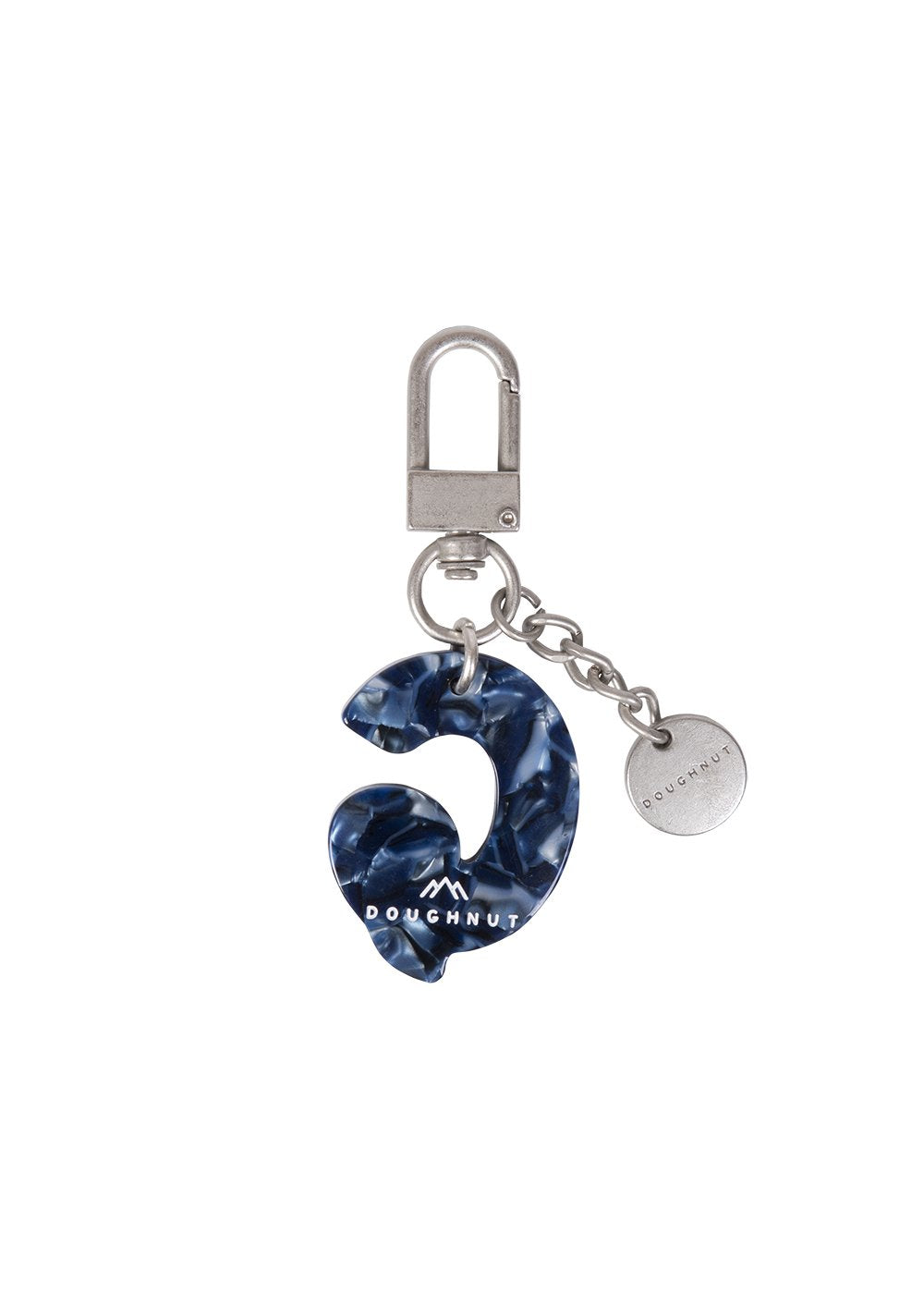 Initial Charm Keychain Letter