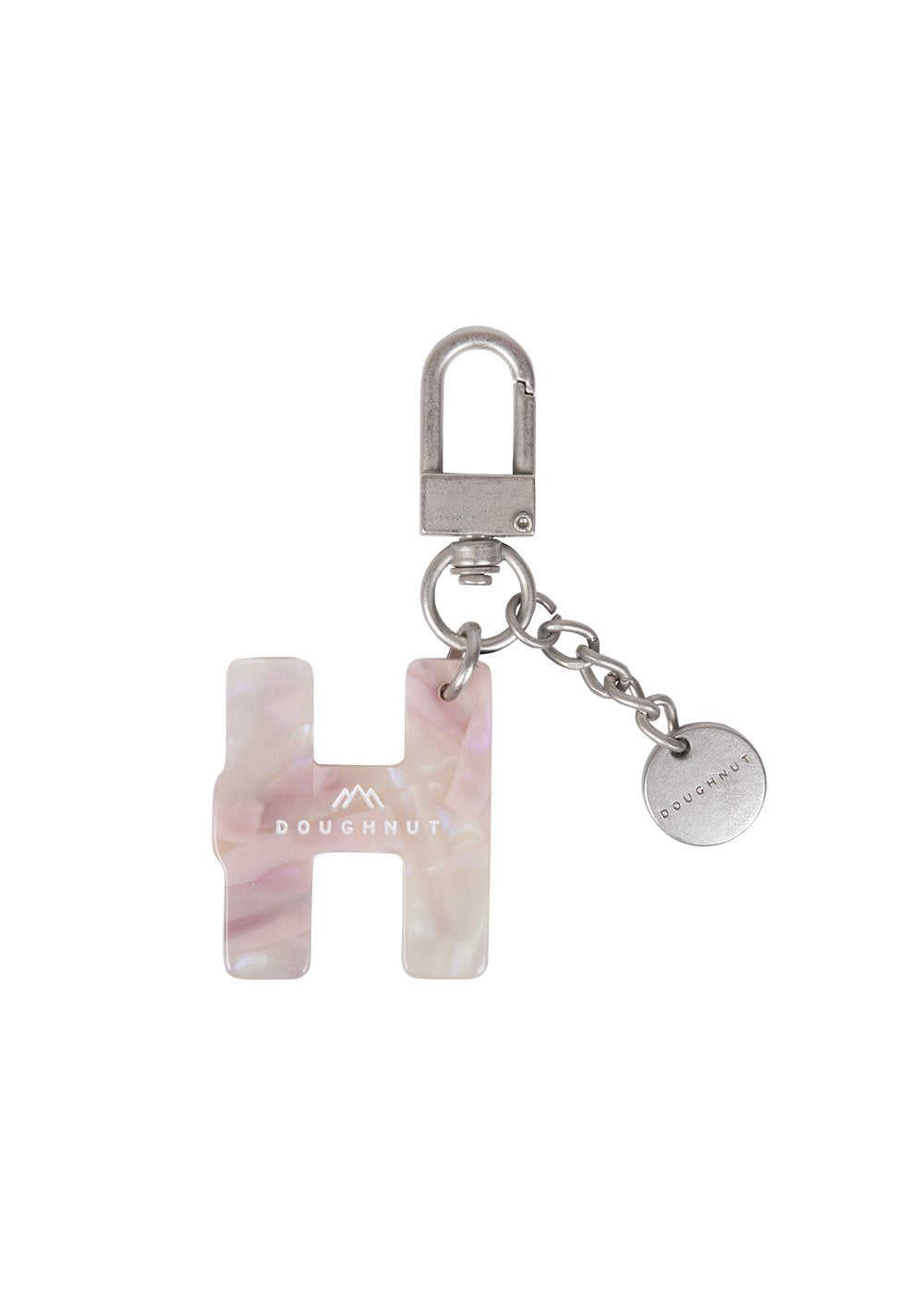Initial Charm Keychain Letter