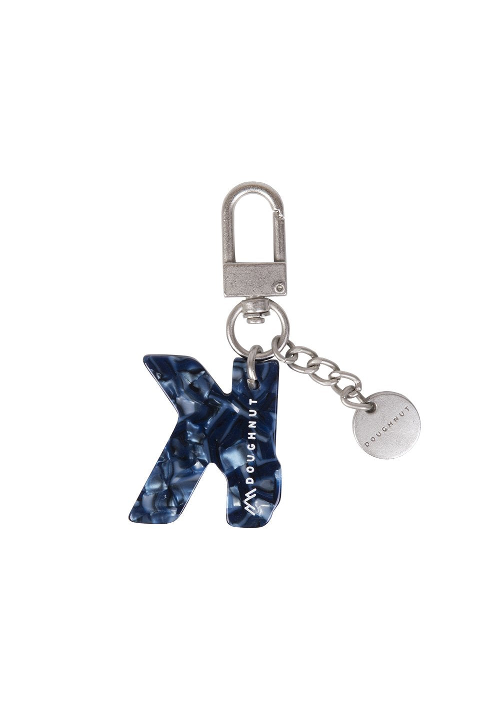 Initial Charm Keychain Letter