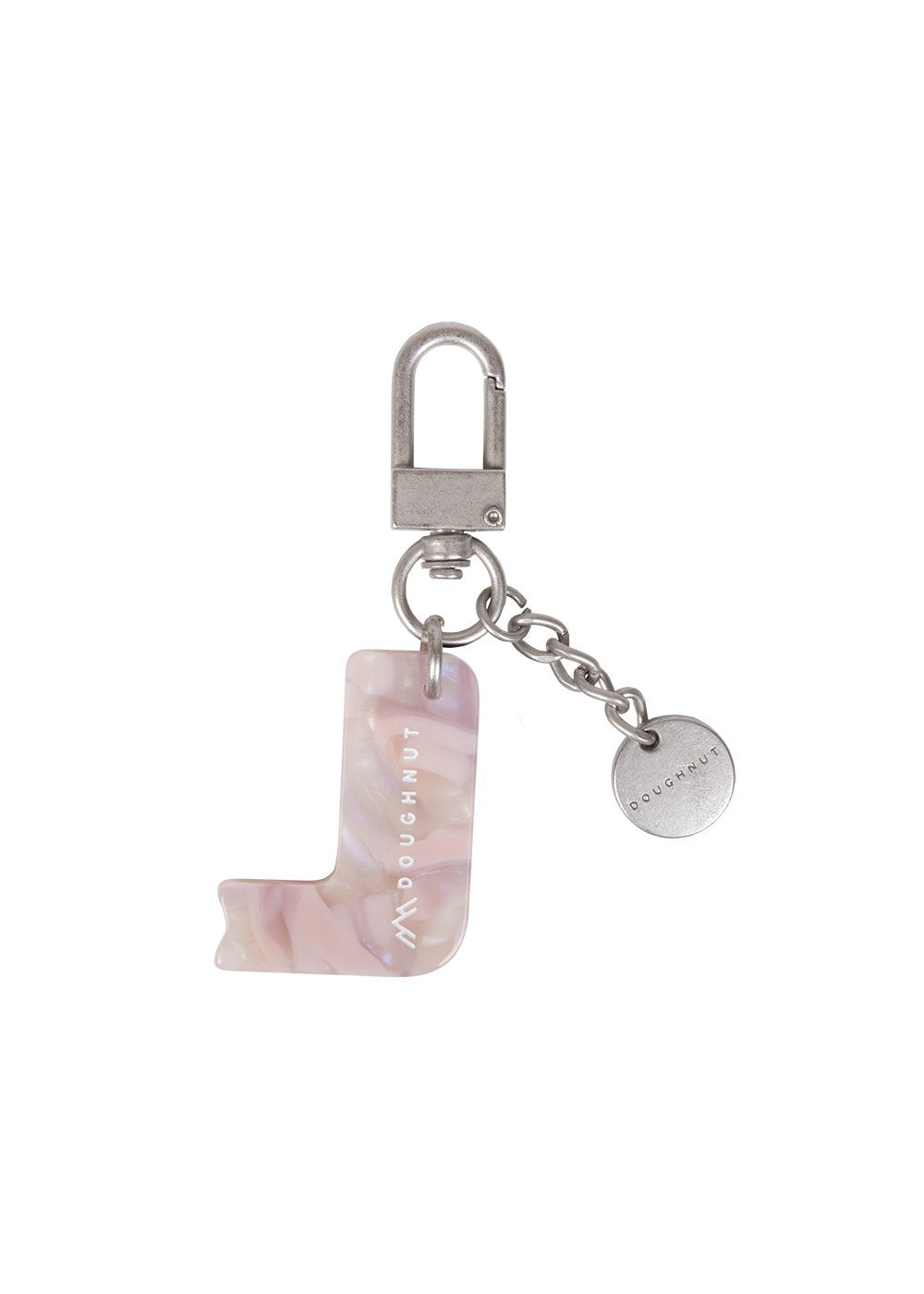 Initial Charm Keychain Letter