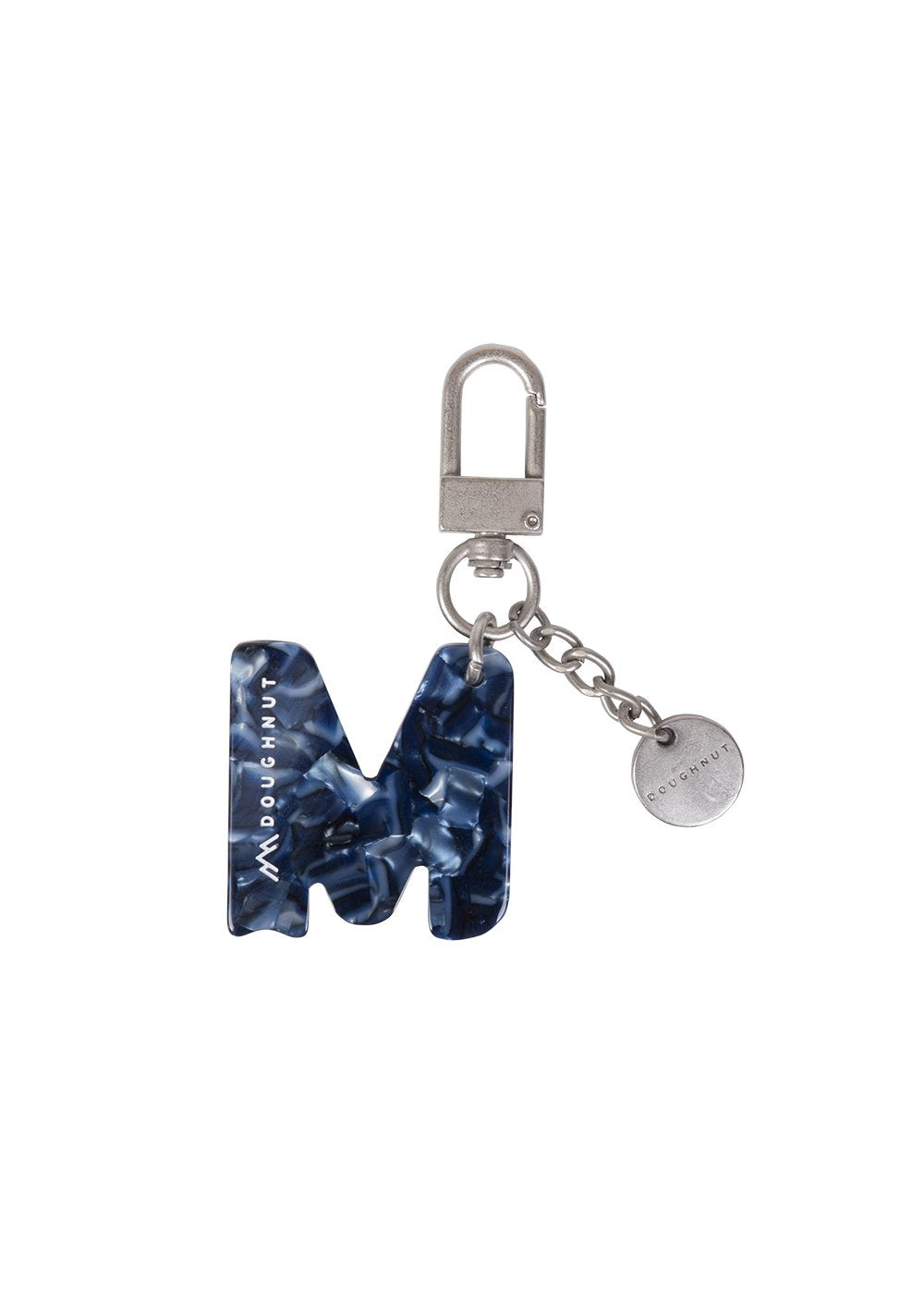 Initial Charm Keychain Letter