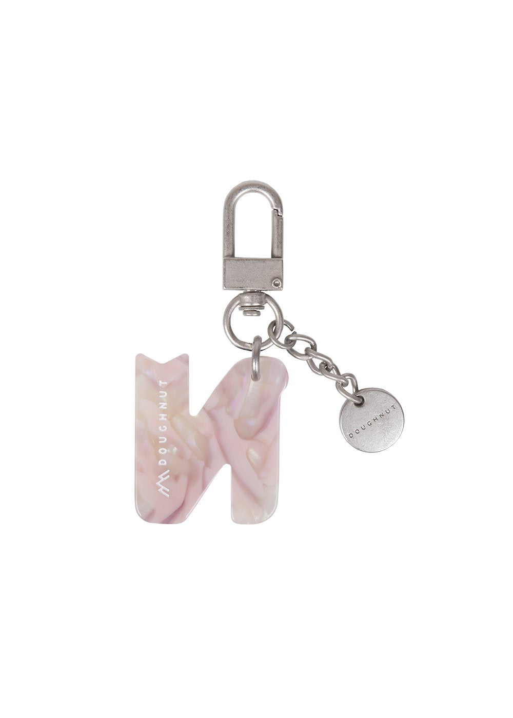 Initial Charm Keychain Letter