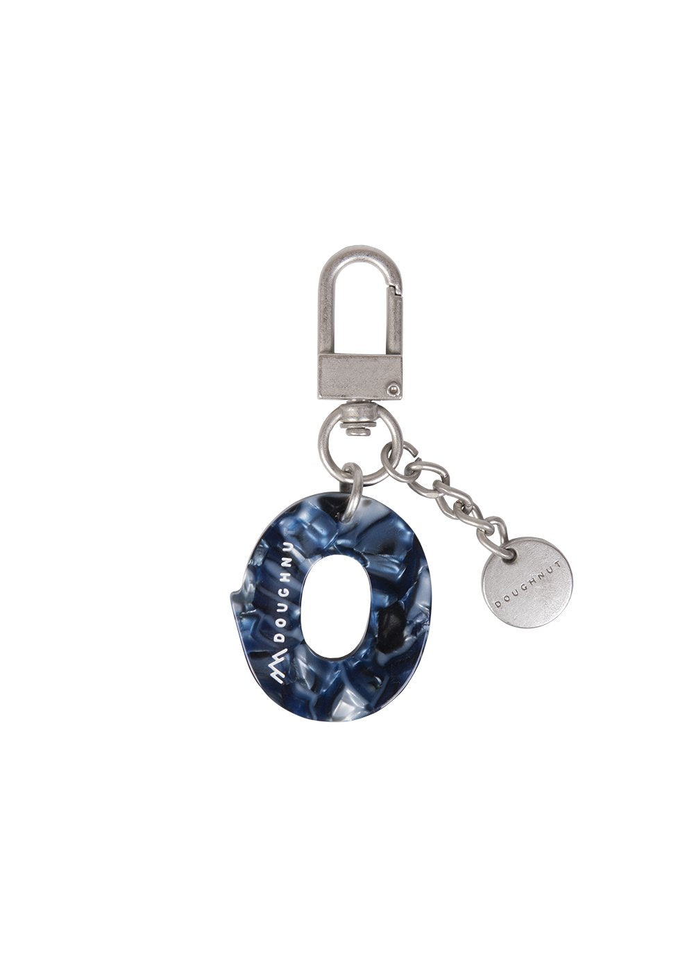 Initial Charm Keychain Letter