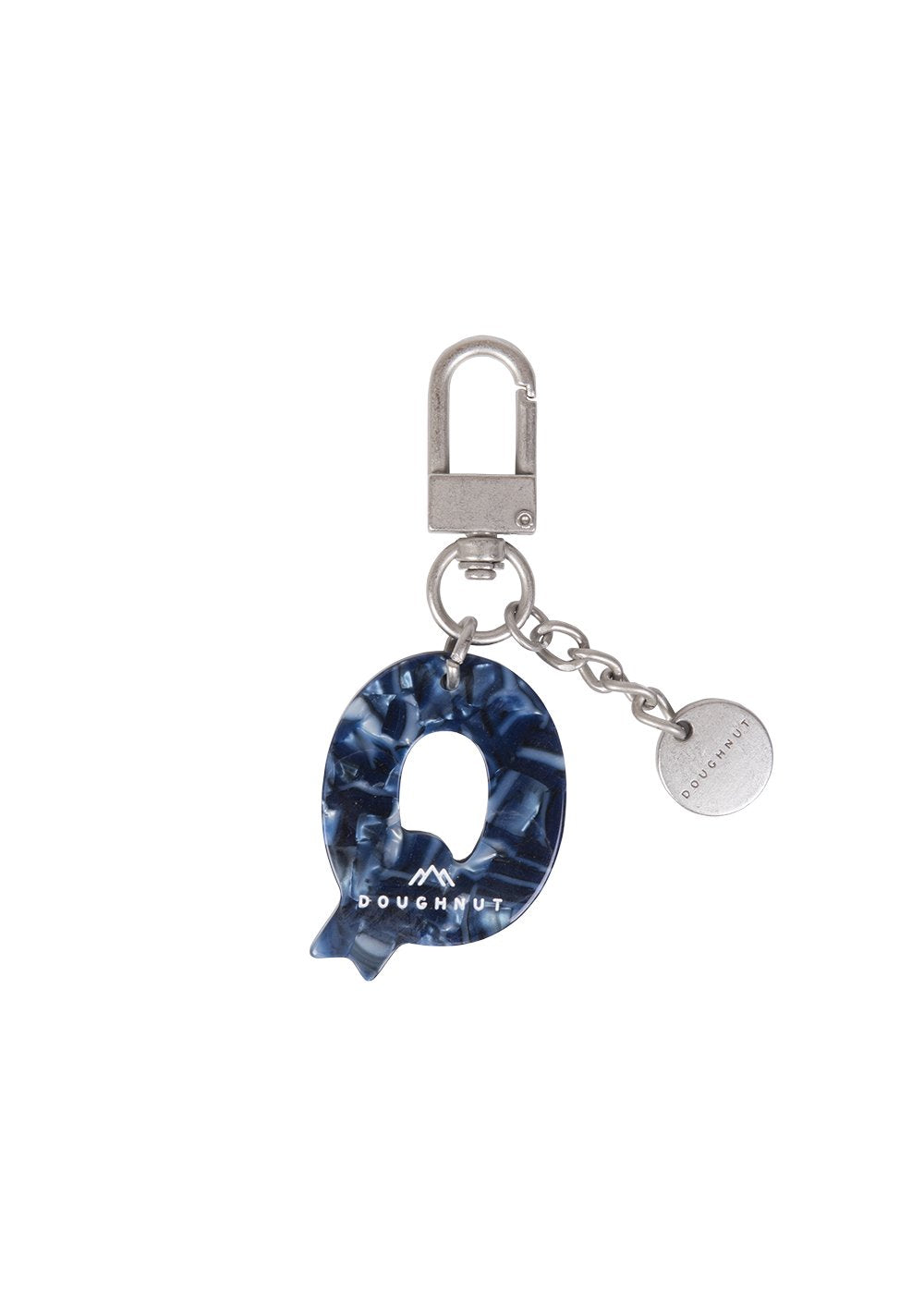 Initial Charm Keychain Letter