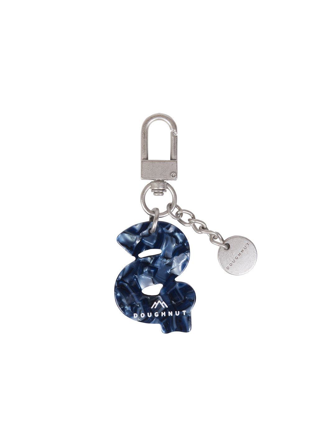 Initial Charm Keychain Letter