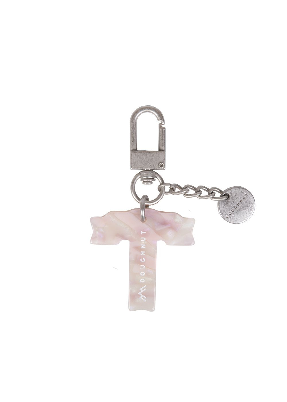 Initial Charm Keychain Letter