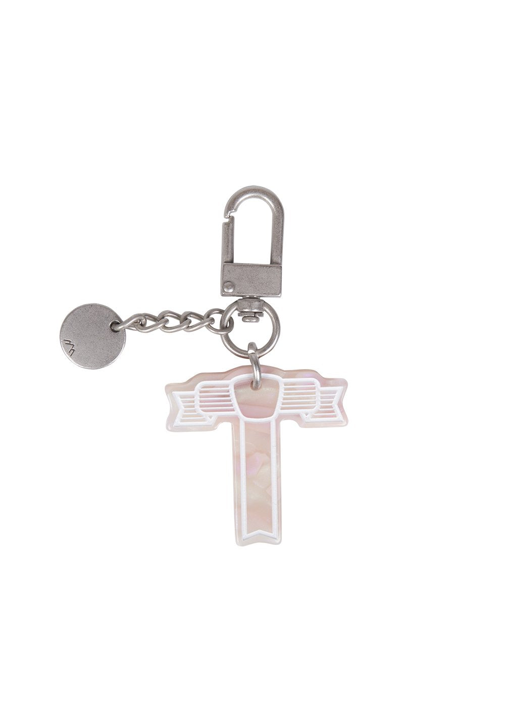 Initial Charm Keychain Letter