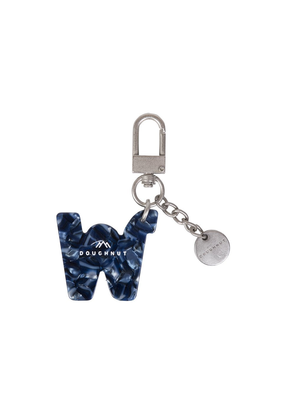 Initial Charm Keychain Letter