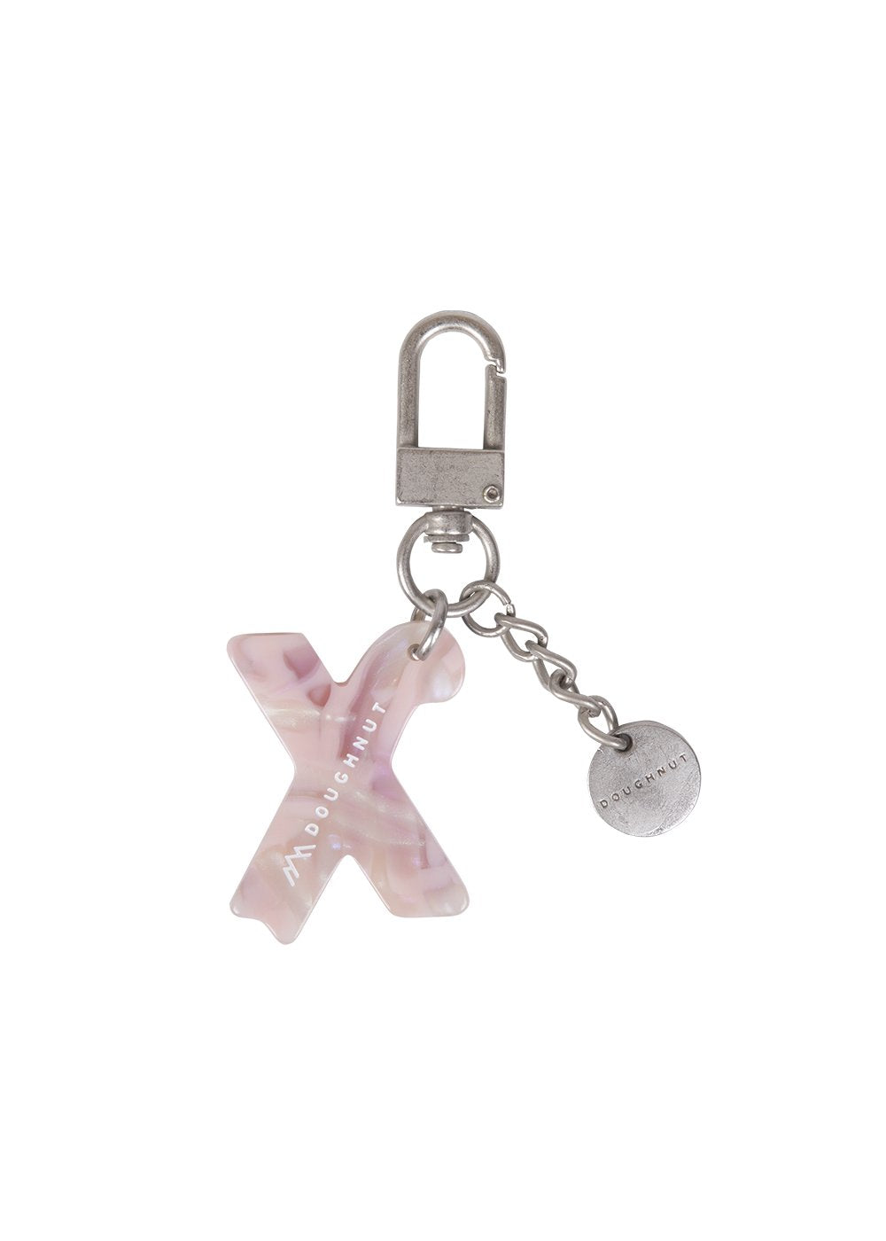 Initial Charm Keychain Letter