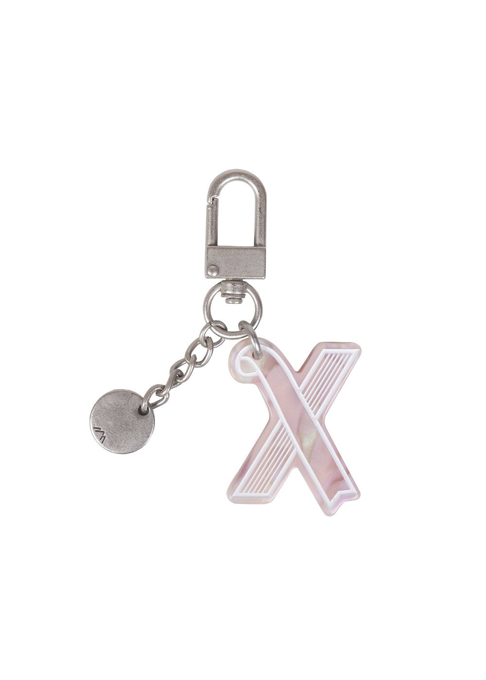 Initial Charm Keychain Letter