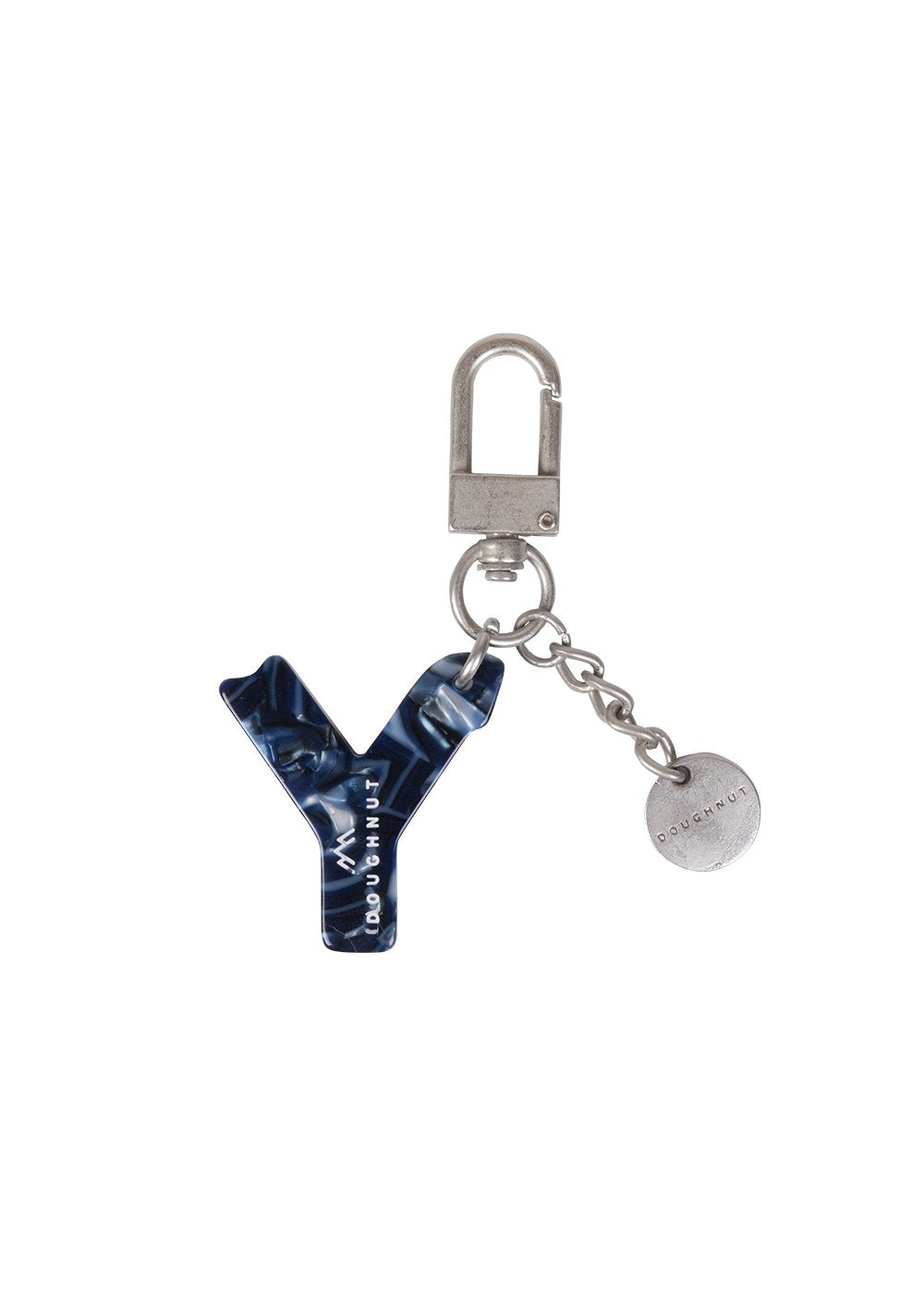 Initial Charm Keychain Letter