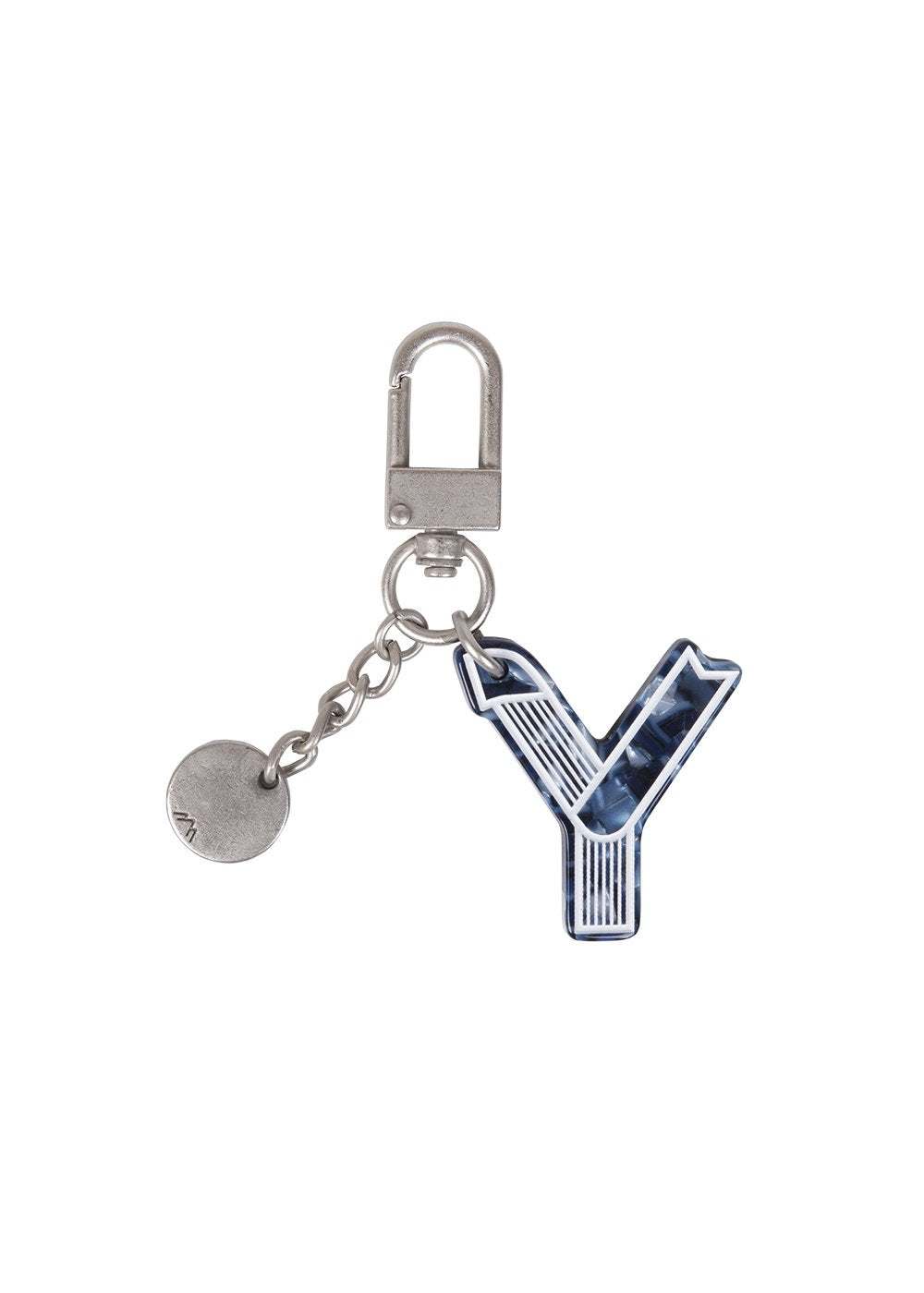 Initial Charm Keychain Letter