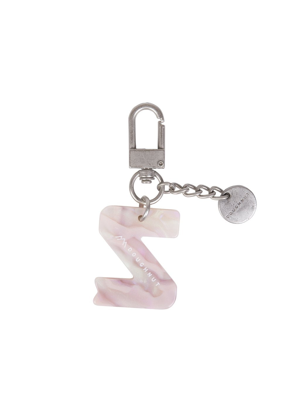 Initial Charm Keychain Letter
