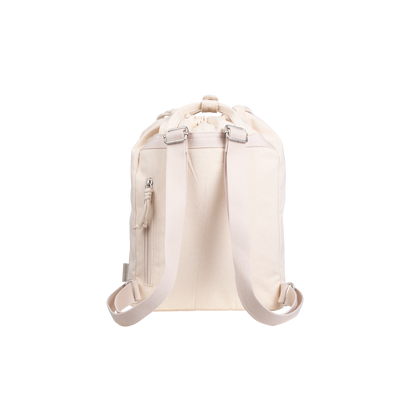 Macaroon Mini Drawstring Organic Cotton Series Beige Backpack – Doughnut Official AU