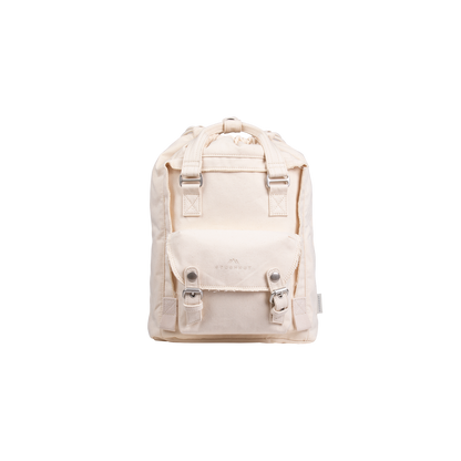 Macaroon Mini Drawstring Organic Cotton Series Beige Backpack – Doughnut Official AU Macaroon Mini Drawstring Organic Cotton Series Beige Backpack – Doughnut Official AU
