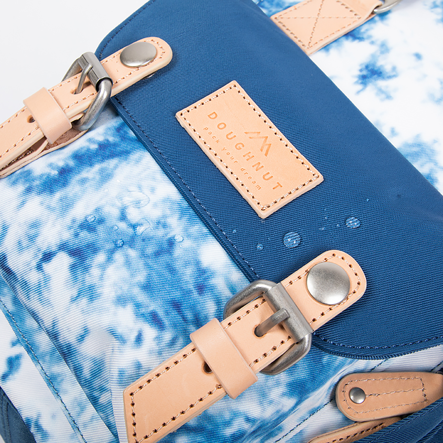 Macaroon Mini Tie-dye Series Steel Blue Backpack
