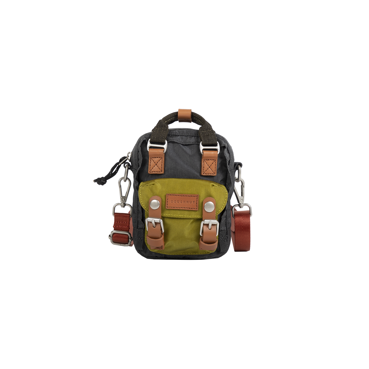 Macaroon Tiny Glossy Blocking Series Crossbody Bag – Doughnut